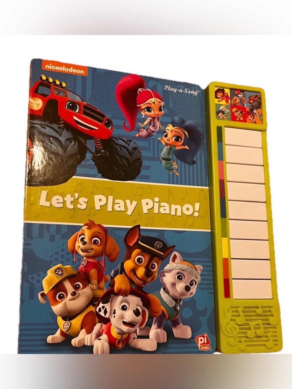 Nickelodeon Nick Jr. Let’s Play Piano! Board Book with Built-In Keyboard Piano